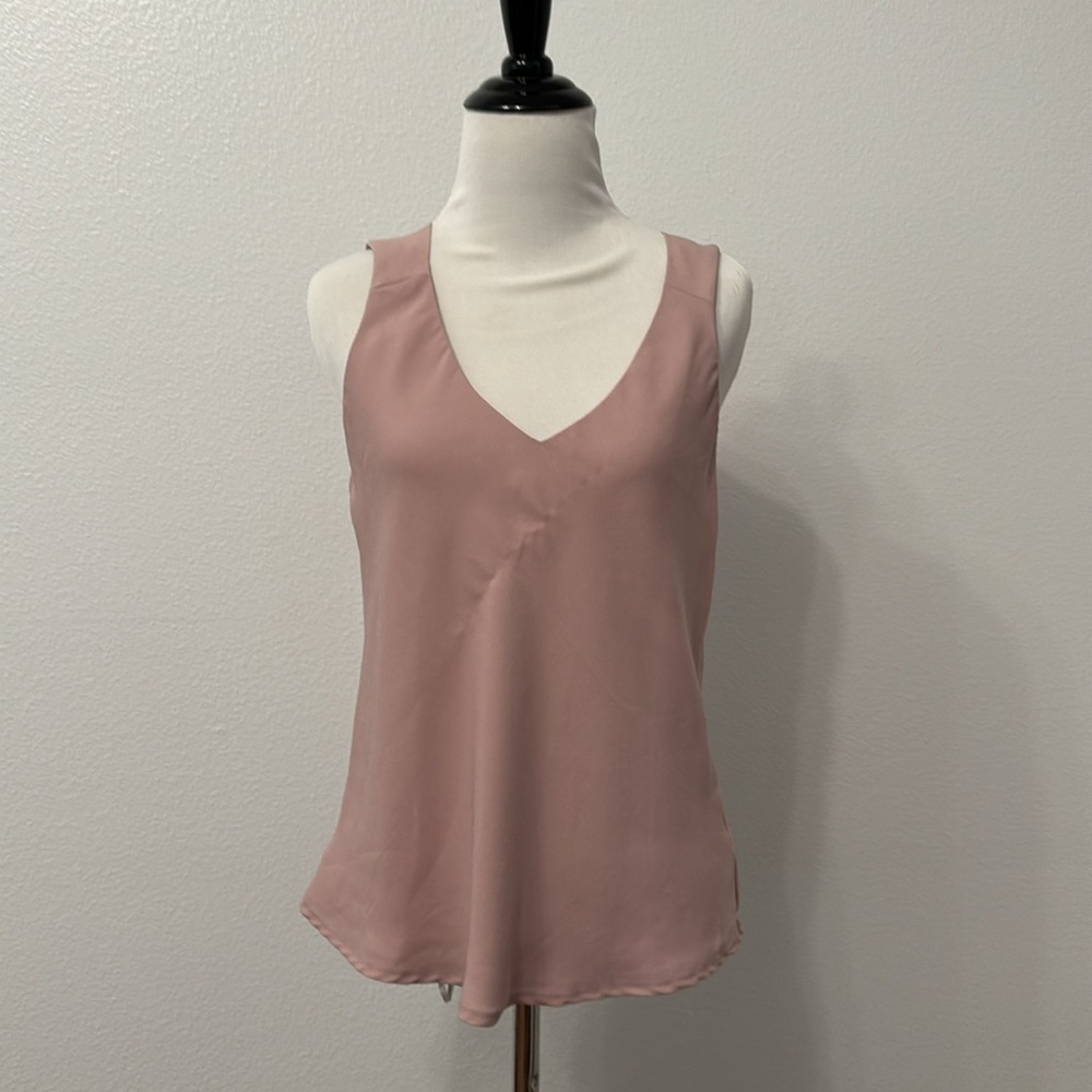 Flowy dusty pink Halogen blouse